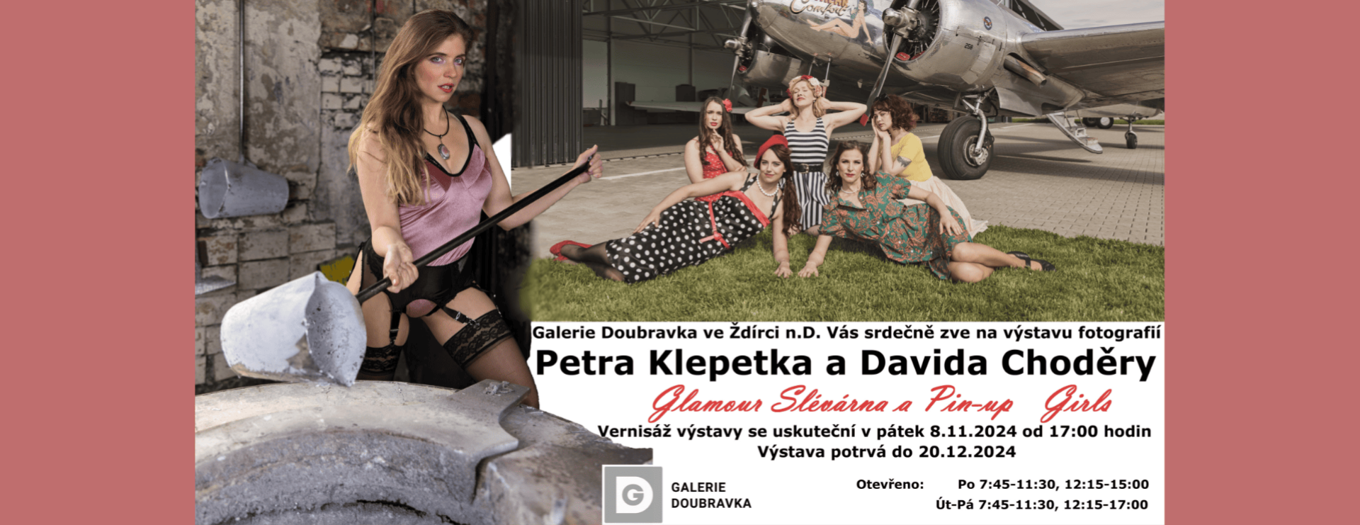 Výstava Glamour Slévárna a Pin-up Girls